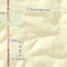 10th Street, Indianola, IA 50125, USA Street Map