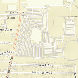 Northfield Ohio Street Map