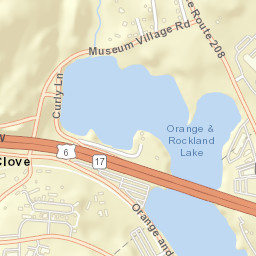 Smiths Clove New York Street Map