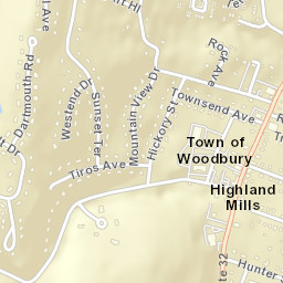 Highland Mills New York Street Map