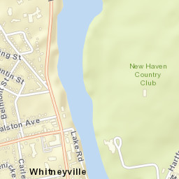 Whitneyville Connecticut Street Map