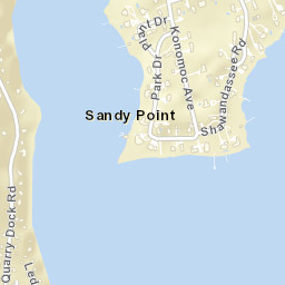 Sandy Point Connecticut Street Map
