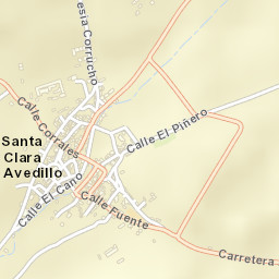 Santa Clara de Avedillo Street Map