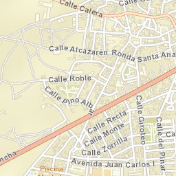 Pedrajas de San Esteban Street Map
