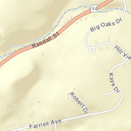 Randelville New York Street Map