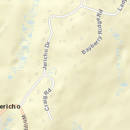 Jericho Connecticut Street Map