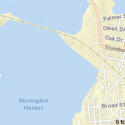 Stonington Connecticut Street Map