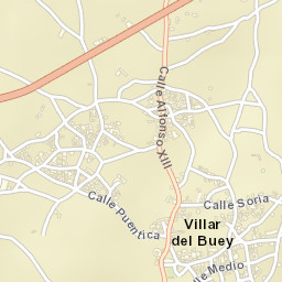Villar del Buey Street Map