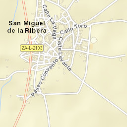 San Miguel de la Ribera Street Map