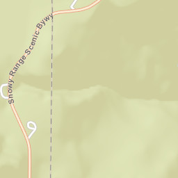 Medicine Bow National Forest Wyoming 130 Street Map