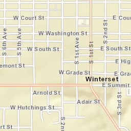 124 North 1st Avenue, Winterset, IA 50273 Street Map