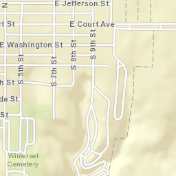 999 East South Street, Winterset, IA Street Map