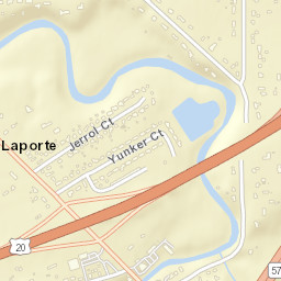 Laporte Ohio Street Map