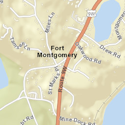 Fort Montgomery New York Street Map