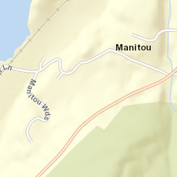 Manitou New York Street Map