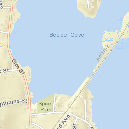 Noank Connecticut Street Map