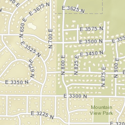3555-3563 North 800 East, North Ogden Street Map