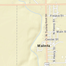 Malinta Ohio Street Map