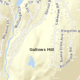 Gallows Hill New York Street Map