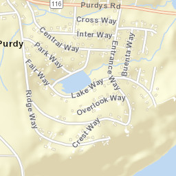 Lake Purdy New York Street Map