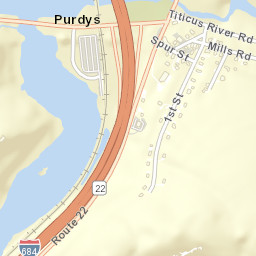 Purdys New York Street Map
