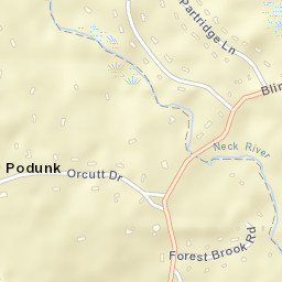 Podunk Connecticut Street Map
