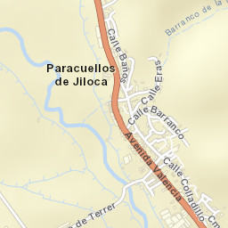 Paracuellos de Jiloca Street Map