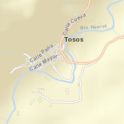 Tosos Street Map