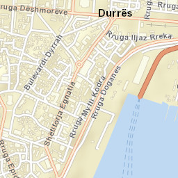 Durrës District Street Map