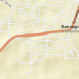 Valandovo Street Map