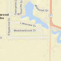 Brentwood Lake Ohio Street Map
