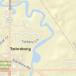 Twinsburg Ohio Street Map