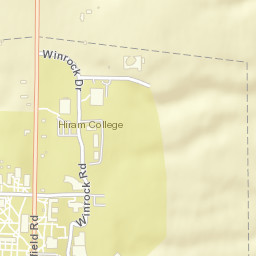 Hiram Ohio Street Map