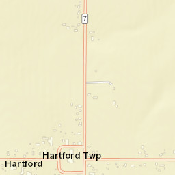 Hartford Ohio Street Map