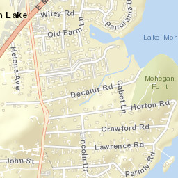 Mohegan Lake New York Street Map