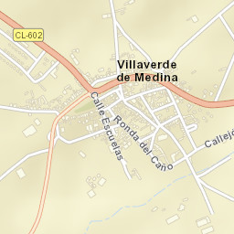 Villaverde de Medina Street Map