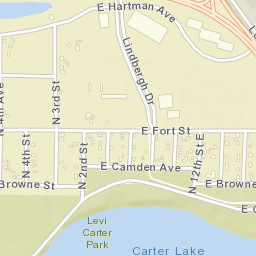 10-14 Carter Lake Drive Omaha NE Street Map