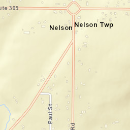 Nelson Ohio Street Map