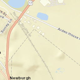 Harriman New York Street Map