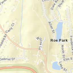 Roe Park New York Street Map