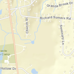 Granite Springs New York Street Map