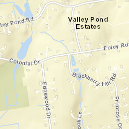 Valley Pond Estates New York Street Map