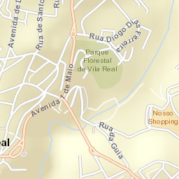 Vila Real Street Map