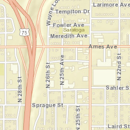 2425-2427 Templeton Street Omaha NE Street Map