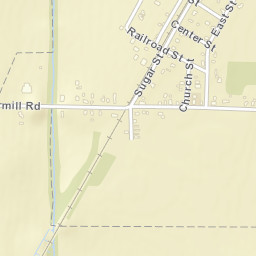 Milton Center Ohio Street Map