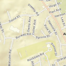 Allingtown Connecticut Street Map