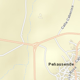 Peñausende Street Map