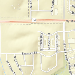 17379-17425 West Maple Road, Elkhorn, NE Street Map