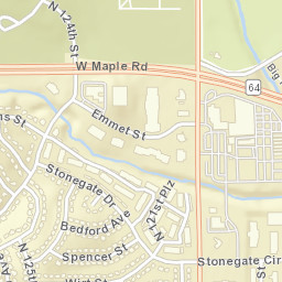 11801-11999 West Maple Road, Omaha, NE Street Map