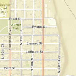 1451-1455 Pinkney St Omaha NE Street Map